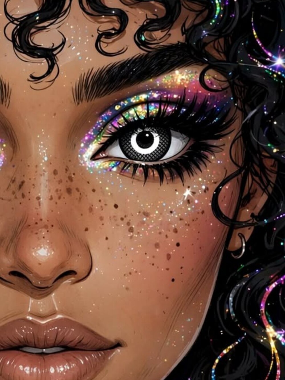 Halloween Color Eye Wear Lenses - Costume Enhancements